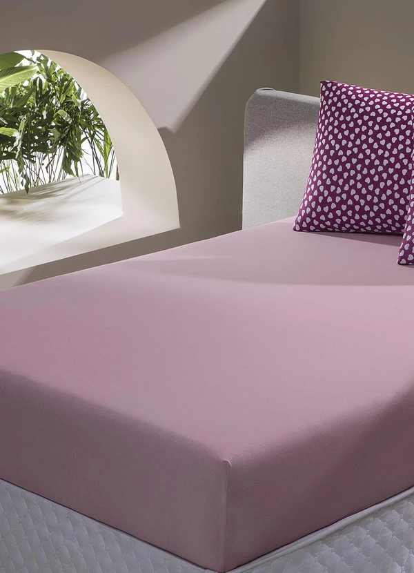 Sul Brasil - Jogo de Cama Casal Vermelho Corações 3 Peças