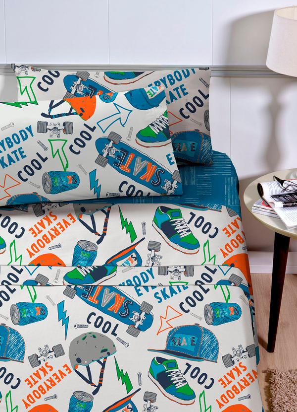 Rovitex - Jogo de Cama Infantil 3 Peças Corttex Bege 1