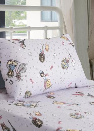 Jogo de Cama Infantil Friends In Paris (Lil�s)