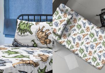 Jogo de Cama Infantil T-Rex/Colorido 2 Pe�as
