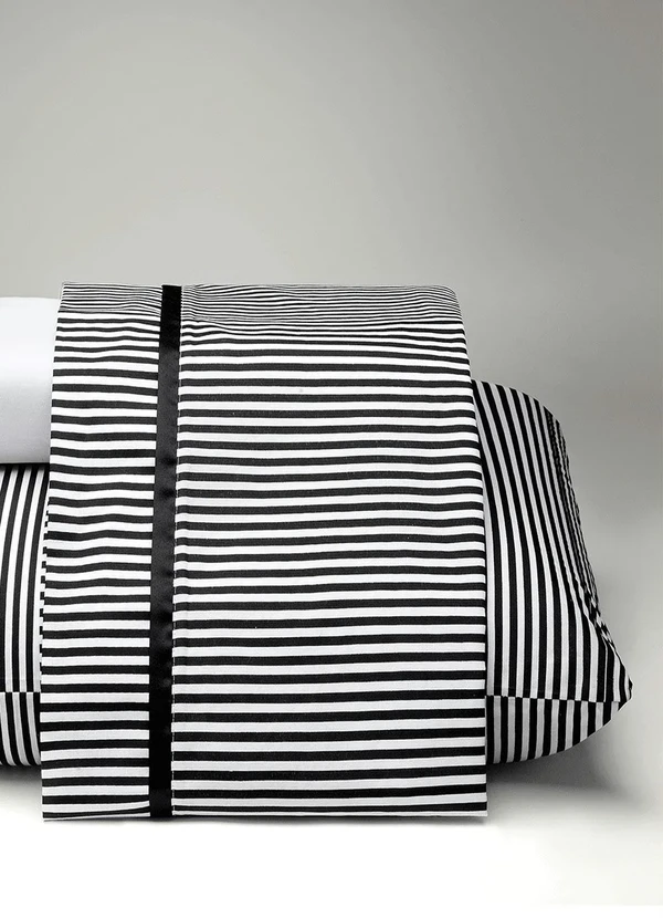 Lar e Lazer - Jogo de Cama Listras Solteiro 3 Peças 2