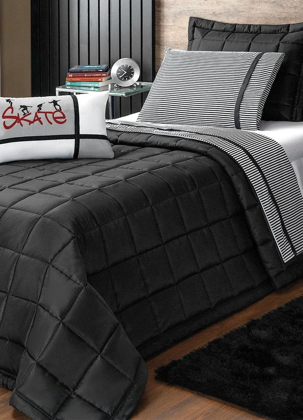 Lar e Lazer - Jogo de Cama Listras Solteiro 3 Peças 3