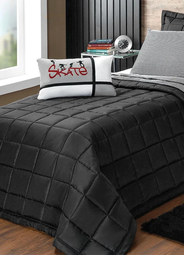 Lar e Lazer - Jogo de Cama Listras Solteiro 3 Peças 4