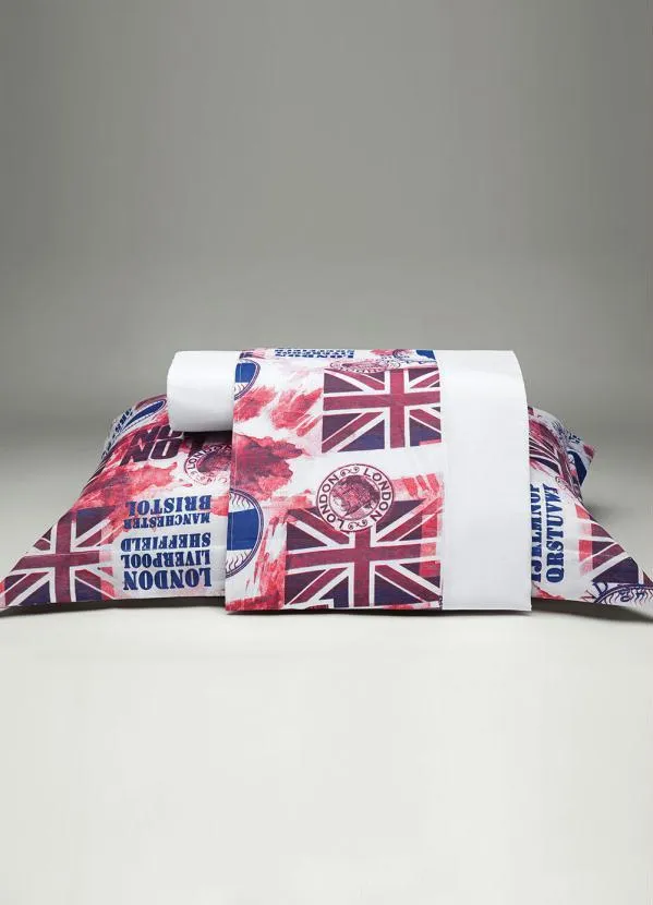 Lar e Lazer - Jogo de Cama London Solteiro 3 Peças