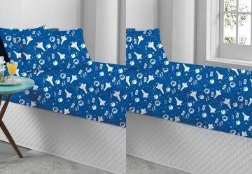 Jogo de Cama Malha Astroboy Solteiro 2 Pe�as