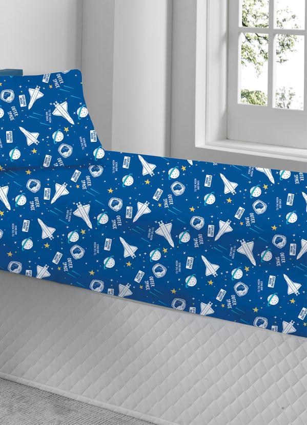 Portallar - Jogo de Cama Malha Astroboy Solteiro 2 Peças 2