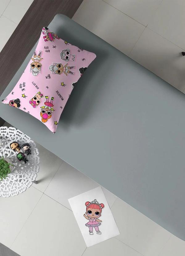 Portallar - Jogo de Cama Malha Lol Pets Solteiro 2 Peças