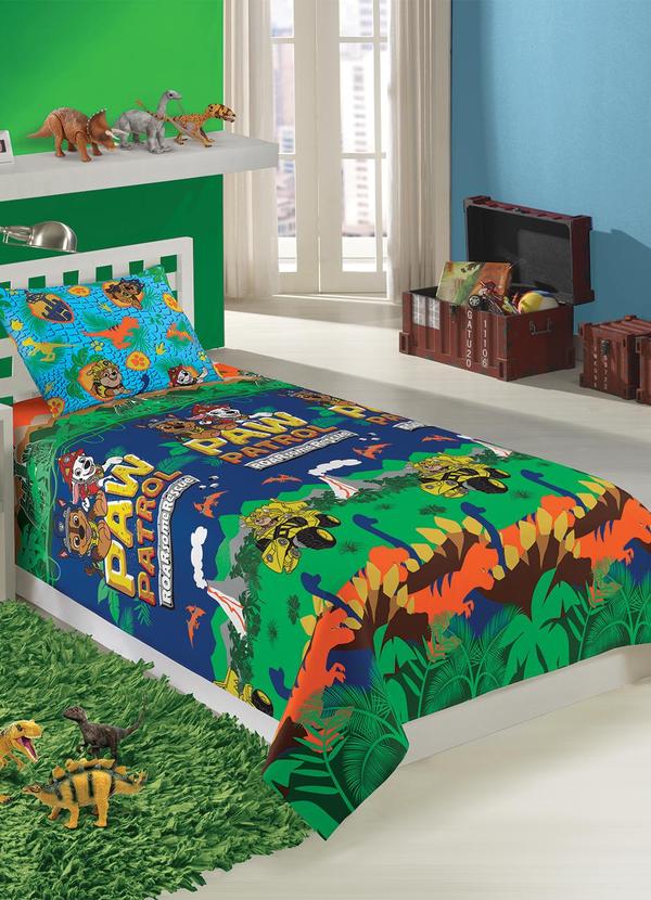Jogo de Cama (Patrulha Menino (Solteiro)) 2 Peas