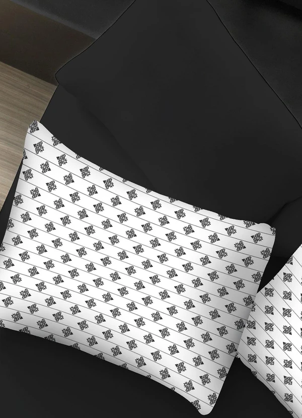 Portallar - Jogo de Cama Queen Classic Preto 3 Peças 3