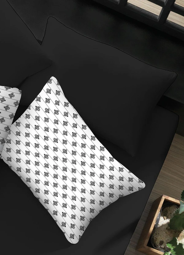 Portallar - Jogo de Cama Queen Classic Preto 3 Peças 4