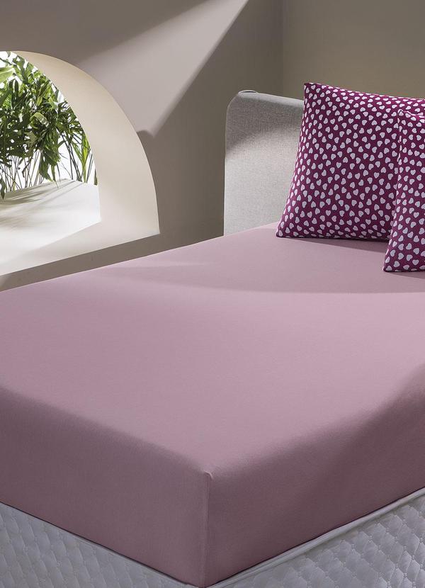 Jogo de Cama Queen (Vermelho Coraes) 3 Peas