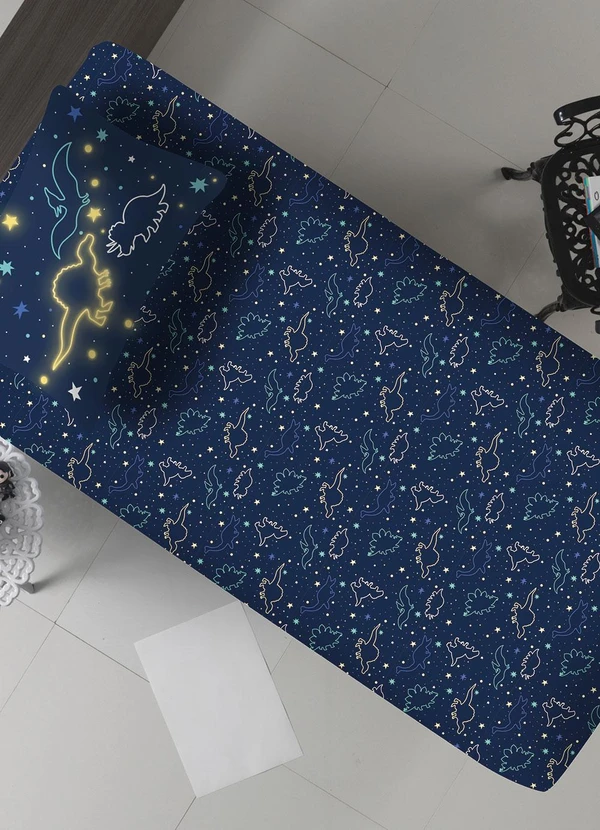 Portallar - Jogo de Cama Solteiro Dinossauros 2 Peças