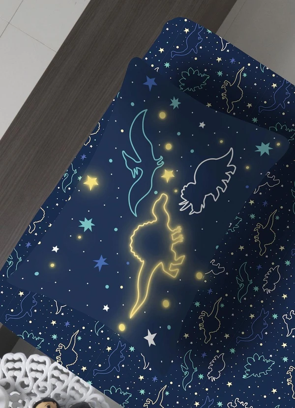 Portallar - Jogo de Cama Solteiro Dinossauros 2 Peças 2