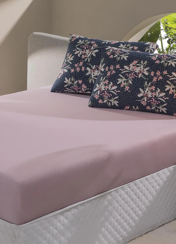 Sul Brasil - Jogo de Cama Solteiro Floral Tropical 2 Peças