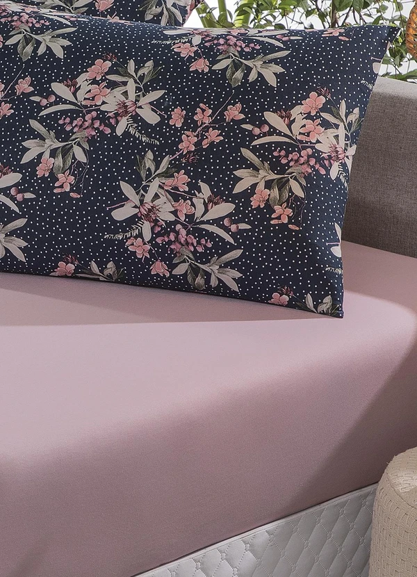 Sul Brasil - Jogo de Cama Solteiro Floral Tropical 2 Peças 2