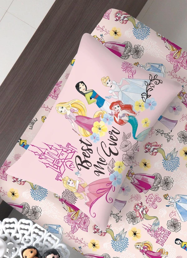 Portallar - Jogo de Cama Solteiro Princesas 2 Peças 2