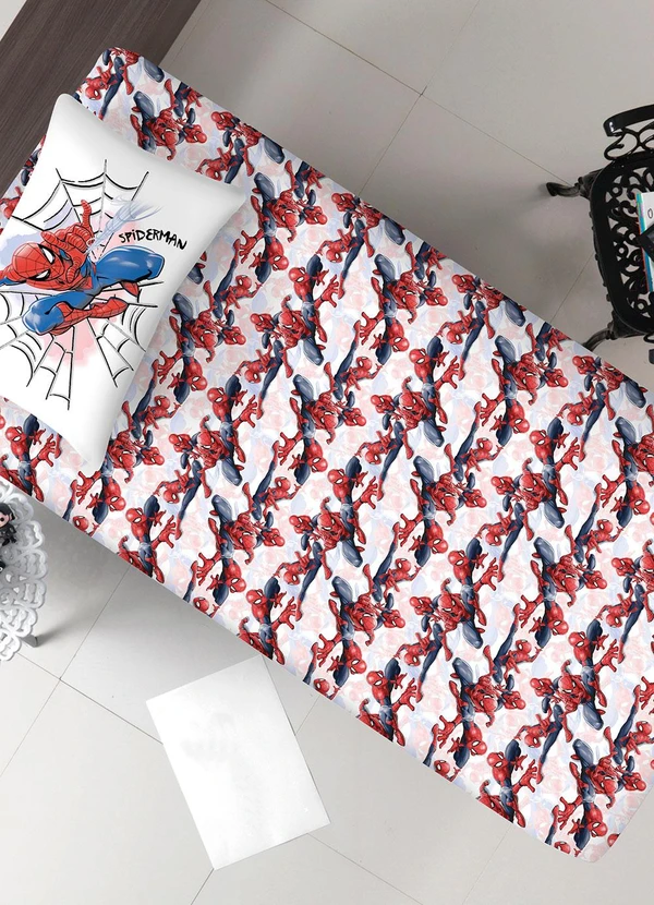 Portallar - Jogo de Cama Solteiro Spider 2 Peças