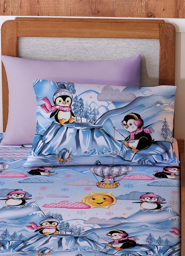 Sul Brasil - Jogo de Solteiro Vivaldi Pinguim 2 Peças