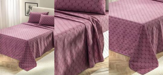 Jogo de Cama 150 Fios Azul King 4 Pe�as