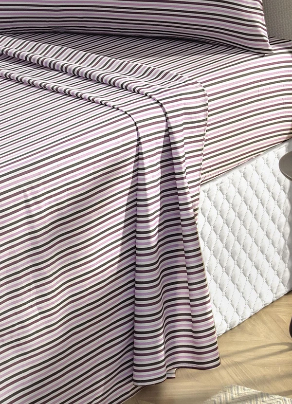 Mundo Lar - Jogo de Cama 150 Fios Azul King 4 Peças 2