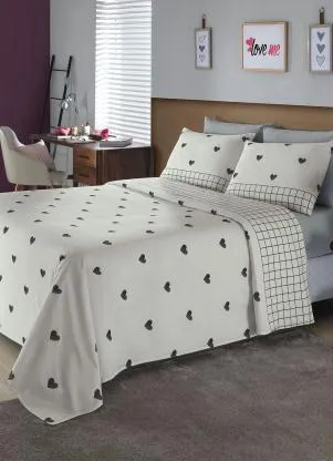 Mundo Lar - Jogo de Cama 150 Fios Branco King 4 Peças - MUNDO LAR