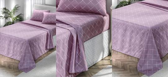 Jogo de Cama 150 Fios Listras King 4 Pe�as