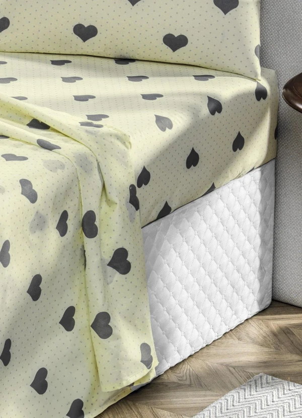 Mundo Lar - Jogo de Cama 150 Fios Floral King 4 Peças 2