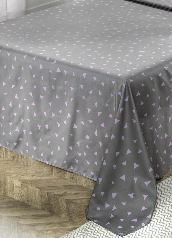 Mundo Lar - Jogo de Cama 150 Fios Lilás King 4 Peças 3