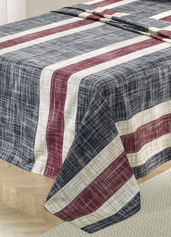 Mundo Lar - Jogo de Cama 150 Fios Listras King 4 Peças 3