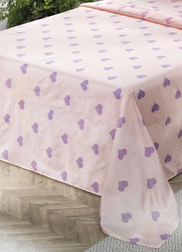 Mundo Lar - Jogo de Cama 150 Fios Rosa King 4 Peças 3