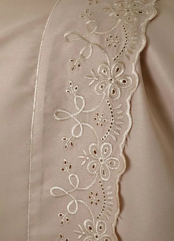 Mundo Lar - Jogo de Cama 200 Fios Marrom King 4 Peças 6