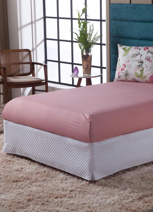 Lar e Lazer - Jogo de Cama Floral Rosa King 3 Peças 2