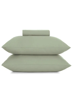 Rovi Home - Jogo de Cama King Malha Fio Penteado Verde - ROVI HOME