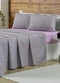 Mundo Lar - Jogo de Cama 150 Fios Cinza King 4 Peças - variação: Cinza (Queen)