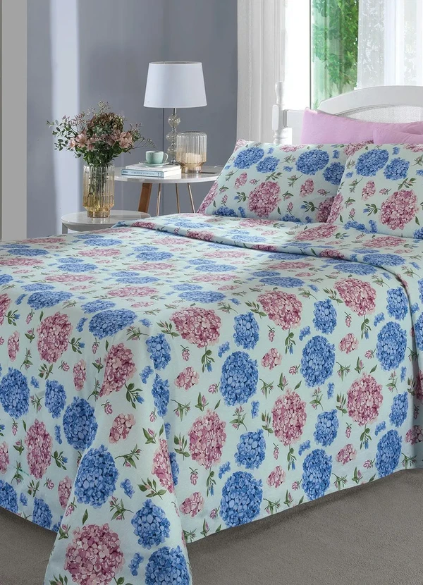 Teka - Jogo de Cama 150 Fios Floral Queen 4 Peças 4