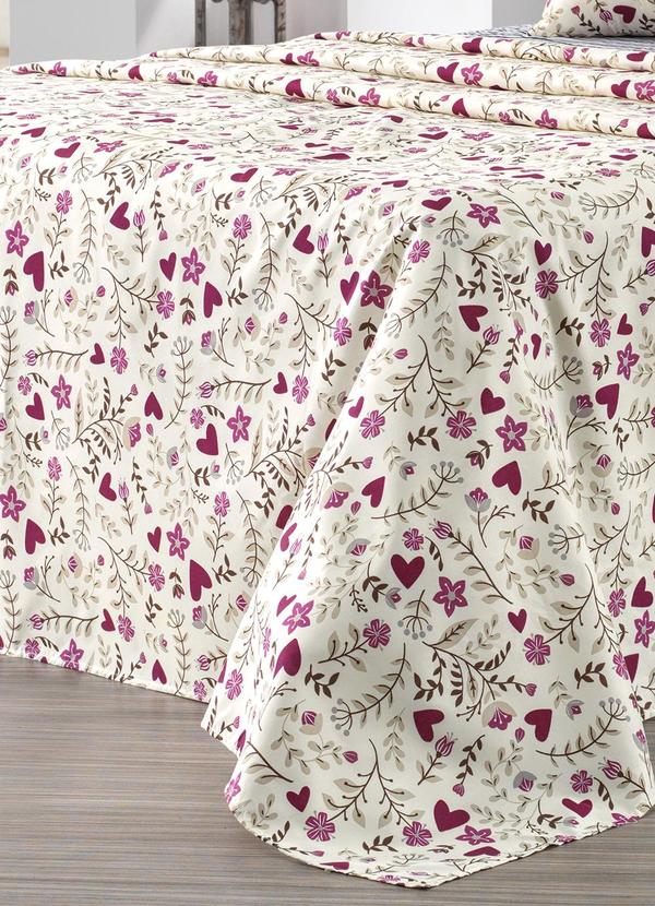 Ligasoft - Jogo de Cama 150 Fios Floral Queen 4 Peças 3