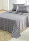 Mundo Lar - Jogo de Cama 150 Fios Grid Queen 4 Peças - variação: Grid (Queen)