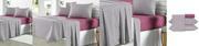 Jogo de Cama 150 Fios Listras King 4 Pe�as