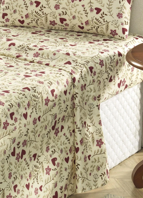 Mundo Lar - Jogo de Cama 150 Fios Listras Queen 4 Peças 2