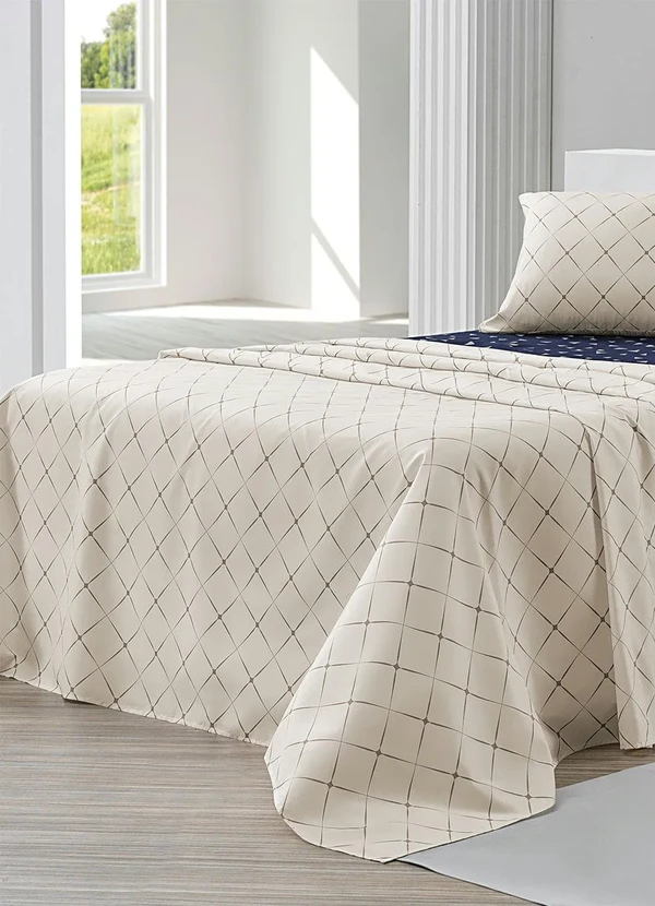 Mundo Lar - Jogo de Cama 150 Fios Rosa Queen 4 Peças 2