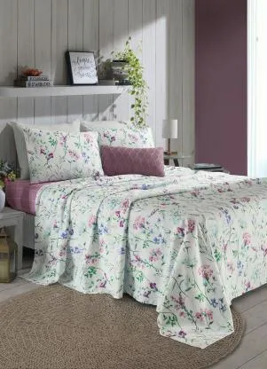 Mundo Lar - Jogo de Cama 200 Fios Branco Queen 4 Peças - MUNDO LAR