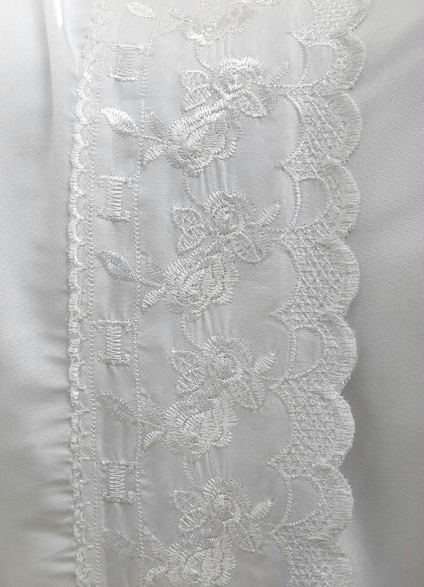 Mundo Lar - Jogo de Cama 200 Fios Branco Queen 4 Peças 6