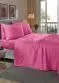 Mundo Lar - Jogo de Cama 200 Fios Pink King 4 Peças - variação: Pink (Queen)