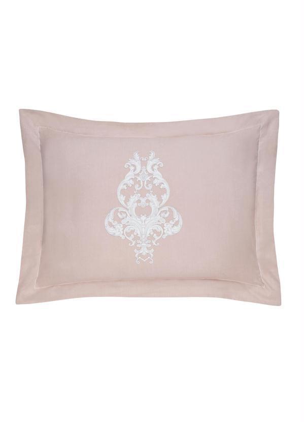 Kacyumara - Jogo de Cama 200 Fios Rosa Queen 4 Peças 3