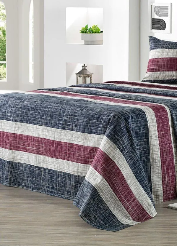 Mundo Lar - Jogo de Cama 150 Fios Azul King 4 Peças 3