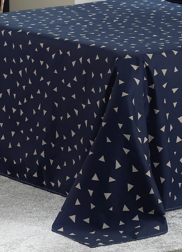 Ligasoft - Jogo de Cama Azul Queen 4 Peças 3