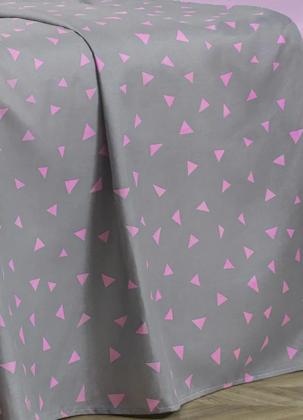 Mundo Lar - Jogo de Cama 150 Fios Cinza King 4 Peças 4