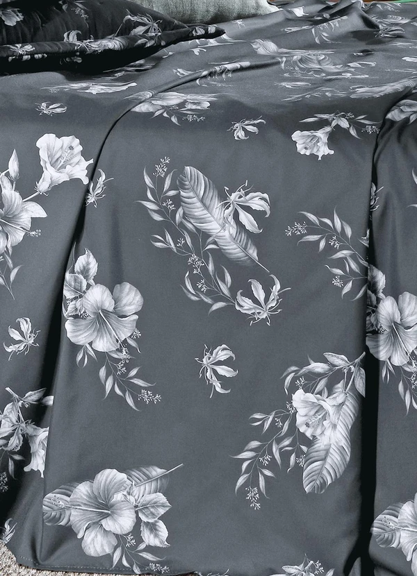 Hedrons - Jogo de Cama Cinza Queen 3 Peças 3