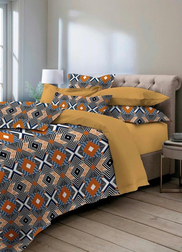 Portallar - Jogo de Cama Malha Geométrico Queen 3 Peças 1