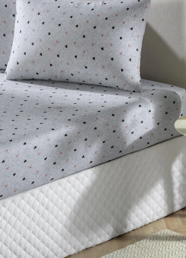 Portallar - Jogo de Cama Mini Corações Queen 3 Peças 2